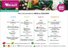 Galerie photo Les menus du 08/01 au 9/02